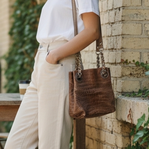 kate spade Handbags - Kate Spade Vintage Animal Print 100% Goat & Cow Suede New York Bucket Bag